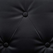 vidaXL 2X Divano Chesterfield Similpelle Nero Moderno Lusso Arredo Casa Sofa
