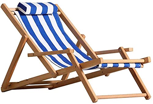 LLSS Sedie a Sdraio Classiche Tradizionali con braccioli Struttura in Legno Duro | Lettini Prendisole Reclinabili | Sedia da Giardino Pieghevole reclinabile Lettini Prendisole