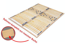 Ecoform Rete a doghe con regolazione durezza 120/140/160/180/200 x 200 cm, in legno, 180 x 200 cm