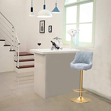 Sgabelli da Bar Sedia 2pcs Home Cucina a 360 ° Girevole regolabile Altezza girevole girevole sgabello da bar senza bracciolo, sgabello da bar moderno, telaio sovradimensionato Regolabile Sgabello da B