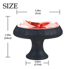 Acero d'autunno 4 PCS Pomelli per Porta, Pomolo per Mobile, Pomelli per Mobili con Viti, Maniglia per Armadietto, Pomelli per Porta, Pomelli per Cassetti per Porta, Armadio, Cassetto e Credenza