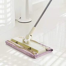 SSAYY Spray Mop Una Scopa Piatta Bagnata E Asciutta di Alta qualità con Spazzatrice 8% con Comoda Asta Telescopica   E Testina di Rotazione A 360 Gradi Facile da Installare