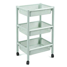 &ripiano di stoccaggio Scaffalature Unità Home Cucina Frutta e verdura Scaffale Bagno Forniture Soggiorno Camera da letto Finitura Mensola Scaffale di finitura (Color : 3 layer)