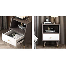 Comodino Cabinet Comodino Camera Mensola Comodino Piccolo Comodino contemporanea (Color : Gray, Size : 40x38x52cm)