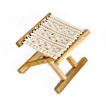 Sedia Ottomano Imbottito Sgabello A Gradino Di Legno, Sgabello Pieghevole Per Piedi Bambino,23 * 26 * 24cm