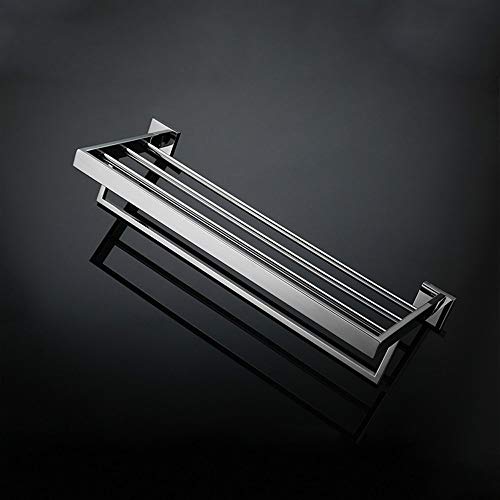 MBYW moderno minimalista portasciugamani portasciugamani da bagno portasciugamani in acciaio inox 304 doppio portasciugamani porta asciugamani resistente alla corrosione ad alto carico portasciugamani