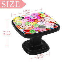Bottoni colorati 4 PCS Pomelli per Porta, Pomolo per Mobile, Pomelli per Mobili con Viti, Maniglia per Armadietto, Pomelli per Porta, Pomelli per Cassetti per Porta, Armadio, Cassetto e Credenza