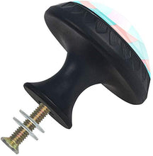 Modello di scala sirena blu rosa corallo viola Pomelli per Porta Set di 4 Pomelli per Mobili Manopole per Cassetti Cucina Armadio Vetro