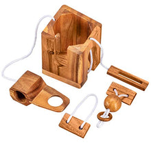 Zederello Puzzle bottiglia in legno pregiato, sicuro, scrigno, gioco di logica, cassaforte, confezione regalo per bottiglie di vino, enigma, rompicapo portabottiglia, complicato