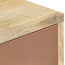 vidaXL Legno Massello di Mango Credenza Madia Mobile Armadietto Armadio Mobiletto Alto Portaoggetti Cassa Cassapanca Mobili 80x35x75 cm