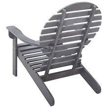 vidaXL Sedia Adirondack in Legno Massello di Acacia Grigia