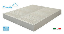 Materasso Lattice 100% Singolo Modello Nuvola Misura 80x200 con Sette Zone di portanza differenziata, Rivestimento sfoderabile Anallergico antiacaro.
