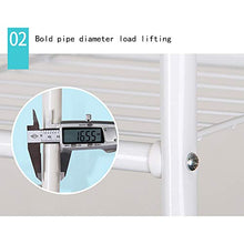 Yangyang Scaffale Bagno Scaffale Bagno e WC, Mobile sopra Toilettes, Ripiani di Lavatrice, Scaffale Salvaspazio con Mensole Organizer, 3 Ripiani, 61cm × 37cm ×151cm, Bianco