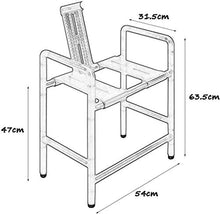 Bath Chair Anziani Servizi igienici Sedile Doccia Sedia a duplice Uso in Acciaio Inox Anziani Chair igienici disabile Nylon Bagno Sgabello Sicurezza