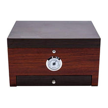 Scatola Porta Sigari Cedar Wood Sigaro Humidificatore Sigaretta Caso di Custodia Scatola di stoccaggio/Vassoio Hygrometro Humidificatore Humidificatore di Grande capacità Humidor Scatola Porta Sigar