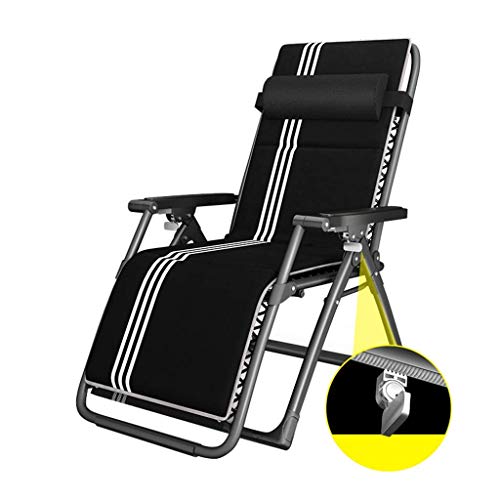 Sywlwxkq Sedia Relax da Ufficio con Balcone Lettini Prendisole Poltrone reclinabili con Cuscini | Sedia da Giardino Pieghevole reclinabile Imbottita con poggiapiedi | Sedie a Sdraio con por