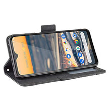 LODROC Cover Nokia 5.3 Flip Cover Custodia Protettiva Caso Libro in Pelle PU con Portafoglio, Funzione Supporto, Chiusura Magnetica per Nokia 5.3 - LOBYU0200741 Nero