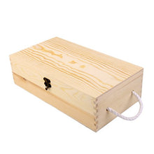 35 * 19 * 10cm Doppio Bottiglia Caso Carrier Casella Vino Cassa Di Legno Arredamento Migliore Regalo