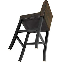 TecTake 800765 Set 2X Sgabelli da Bar, Pelle Sintetica, Legno Duro Massello, Arredamento Ergonomica, Casa Cucina Sala da Pranzo - Disponibile in Diversi Colori (Marrone Anticato | No. 403584)