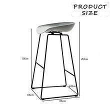 Sgabelli da cucina, Ferro Bar Stool, PP plastica Sgomberato cuscino for Bistro Patio Caffè Ristorante Sala da pranzo RoomKitchen 8.12 1yess
