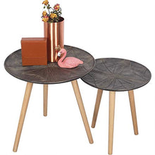 ZhuFengshop Tavolino Tavolino Geometrico Tavolino Tavolino Tavolino Tavolino Rotondo Creativo Comodino Side Table (Size : 40×40×42cm)