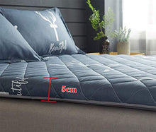 Floor Mattress Futon Mattress,Breathable Fold Futon,Thick Mattress,Double Japanese Sleeping Pad,Soft Futon Floor Mattress,Foldable Roll Up Floor Mattress,Thickness 5cm,A,150x200cm