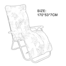 Cuscino per Sdraio da Giardino Cuscino Sdraio Imbottita Relax con Cappuccio Antiscivolo Hawaiano Stile per Salotto Sala Spiaggia Giardino (verde)
