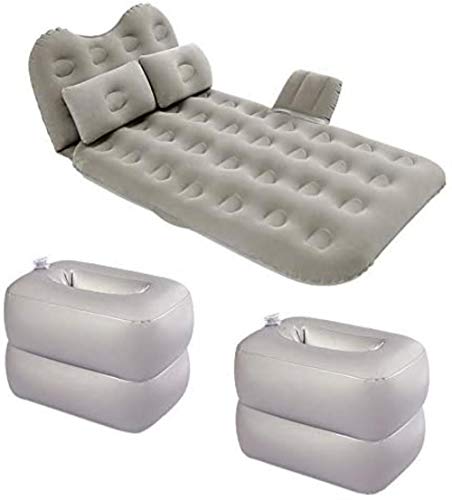 HongLianRiven Lettino da Viaggio Auto Gonfiabile Letto Multifunzionale Auto Gonfiabile Bed Car Head Protection Cuscino d'Aria Letto con Materasso a Blocchi di Viaggio affollamento Gonfiabile Bed 5-12
