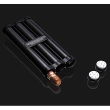 NIHAOA Accessori del Sigaro Corrosione Singolo Cigar Humidor - Portable Sigaro idratante Tubo di Viaggio Cigar Set in Fibra di Carbonio Materiale Cigar Box Buon apporto di umidità
