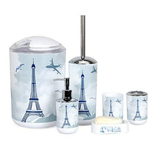 JTKDL Bagno A Sei Pezzi, Set da Bagno in 6 Pezzi Bagno in Plastica Europea per Faro Set da 6 Lavandini per Bagno