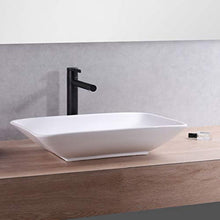 Yxx max -Lavabo I bagni in Ceramica di Lavaggio a Mano Bacino Rettangolare lavello for Guardaroba Bagno Art Bacino (Senza Rubinetto) -58x36x12cm Lavandino del lavabo
