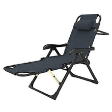 Sywlwxkq Sedia Relax da Ufficio da Balcone Sedia da Giardino reclinabile Extra Larga per Adulti Sedia Portatile Pieghevole in Metallo Resistente, sedie a Sdraio, Sedia a gravità Zero, sedie