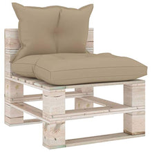 vidaXL Divano Angolare da Giardino su Pallet Legno di Pino Impregnato