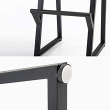 Sgabello Sedia Poggiapiedi di Legno Solido Bar Stool Retro Restaurant Metallo di Alta Sgabello Tempo Libero Ferro Battuto Cafe Tea Shop Bar Sgabello Sedia Designer QAF1010 (Size : Hight: 85cm)