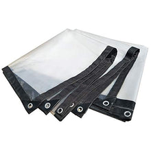 SHIJINHAO Telo Impermeabile Esterno Trasparente Ispessimento Antipioggia Panno di Plastica PE Incatramata Balcone Finestra Fiore 'Isolamento Fredda Capannone Film Serra Parabrezza della Tenda for Uso