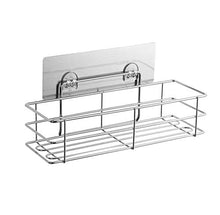WMYATING Salvaspazio, sicuro, comodo e bello scaffale da bagno, organizer da cucina con supporto in acciaio inox per il bagno quotidiano