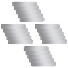 honglianghongshang Barriere e recinzioni Delimitazioni e recinzioni da Giardino Set Pannelli Recinzione Prato 20 pz Acciaio Zincato 100x20 cm