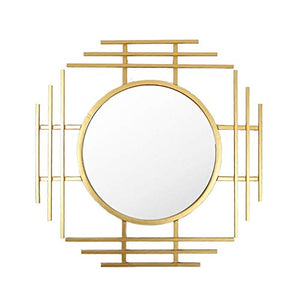 Nuovo Specchio da Ristorante Cinese/Specchio da Camino, Specchio da Soggiorno/Specchio Decorativo, Specchio da Parete sospeso (71,5 * 71,5 cm)