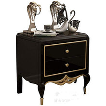 Comodino comodino cassettiera cassettiera cassettiera, caldale in legno massello di legno semplice piccolo armadio armadio armadio camera da letto armadietto nero oro bianco notturno stand storage sta