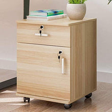AIYIXUE - Comodino universale con ruota con serratura a 1 cassetto per camera da letto con 1 anta e 1 porta