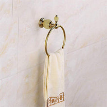 PYROJEWEL Mensole Bagno Bar Bar Rack Appendiabiti Bagno Ciondolo Hardware di Rame di Alta qualità Anello di Rame in Oro Giada mensola da Bagno