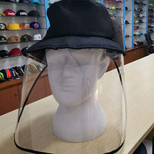 HEALLILY Maschera Antinfortunistica Cappello Trasparente Visiera Cappello da Sole Anti Saliva Protezione Antispruzzo Protezione Integrale Protezione per Esterno Nero