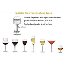 Semplicità Elegante Industriale Retro Eleganza Semplice Giù Portabottiglie Metallo Display Creativo Porta Bicchiere Di Vino Portabicchieri per Famiglie Altezza Regolabile Ristorante Cucina Bar Portab
