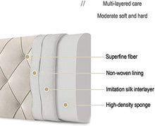 LANG ZI Fodera per Testata Letto Copertura per Testiera per Letto Copri Testata Letto 150/160/180/190cm Matrimoniale/Singolo Premium Imbottita Elastica Copritestata Letto Fodera Protezione