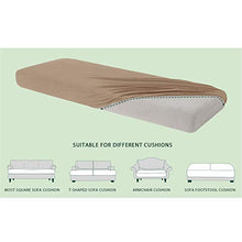 GYHH Copriseduta Divano Elasticizzato Copri Cuscini Divano,Tessuto A Quadri Jacquard Spandex?1/2/3/4 Posti Universale Super Morbido (Light Coffee,3 Seater)