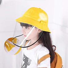 TOYANDONA Bambini Visiera Cappello Trasparente Visiera Copricapo Protezione per Il Viso Protezione per Il Viso Anti Sputo Anti Nebbia Visiera Cappello per Bambino Cucina Forniture Esterne (Stile 1)