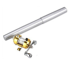 SaySure - Mini Pocket Aluminum Alloy Drum Wheel Pen Shape Fishing