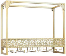 NSYNSY Wine Rack Wall Mounted Wine Rack | Portabottiglie e Bicchiere | Arredamento per la casa e la Cucina | Rack di stoccaggio | Espositore per Decorazioni da Bar | Ripiani Multifunzione