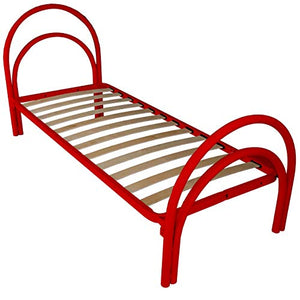 DOLCI SOGNI Letto Singolo 80x190 con Rete a doghe Ortopedica Completo di Testata e pediera