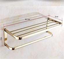 AWOPH Scaldasalviette oro argento nero appeso a parete portasciugamani portasciugamani doppio asciugamano bar bagno hotel bagno argento